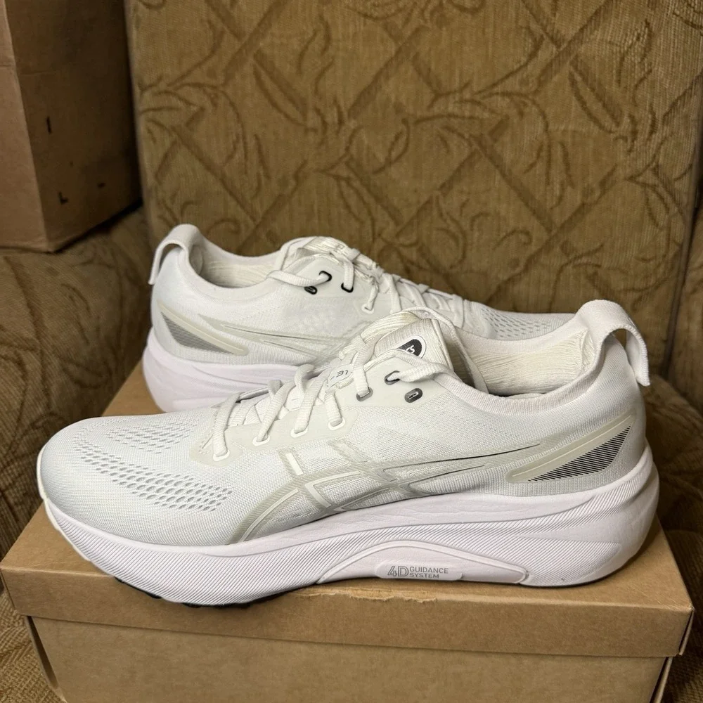 ASICS Gel-Kayano 31 White Grey 1011B867 Men's Size 12.5 Running Shoes
